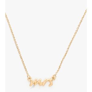 Kate Spade “Mrs” Necklace